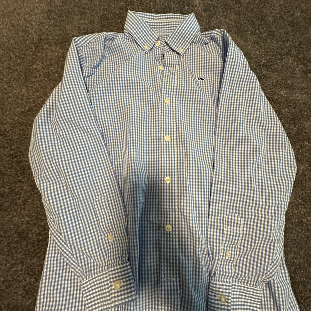 Performance fabric button down
